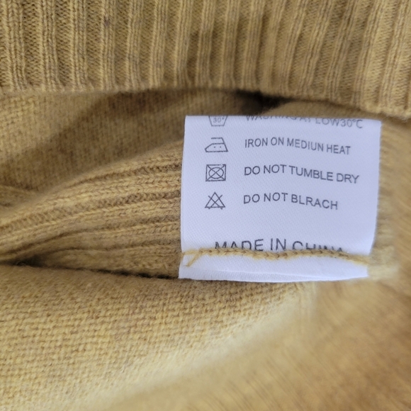 LINY XIN Women's Superfine Merino Wool Knitted Pullover Sweater Size XL - Picture 10 of 11